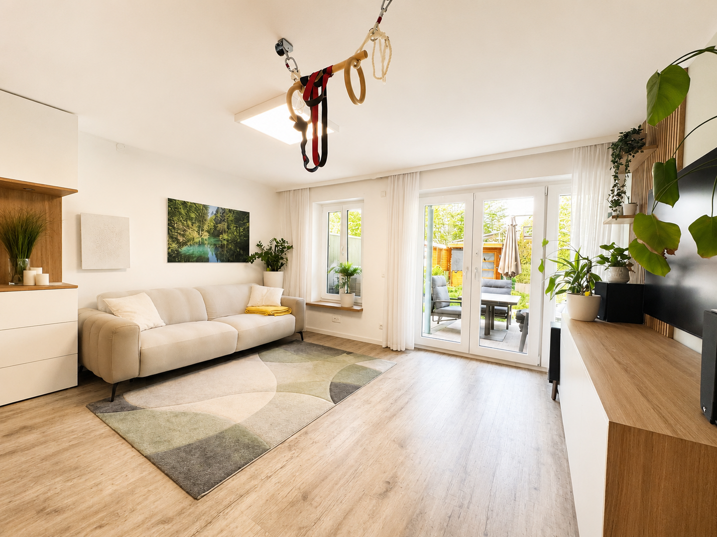Helles Wohnzimmer