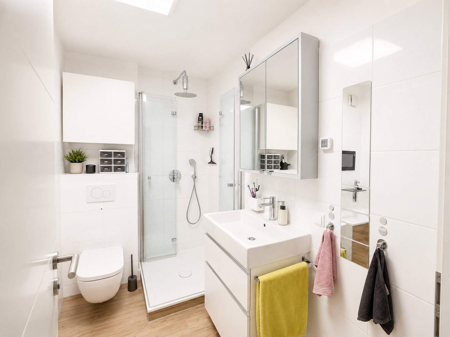 Duschbad mit Badewanne