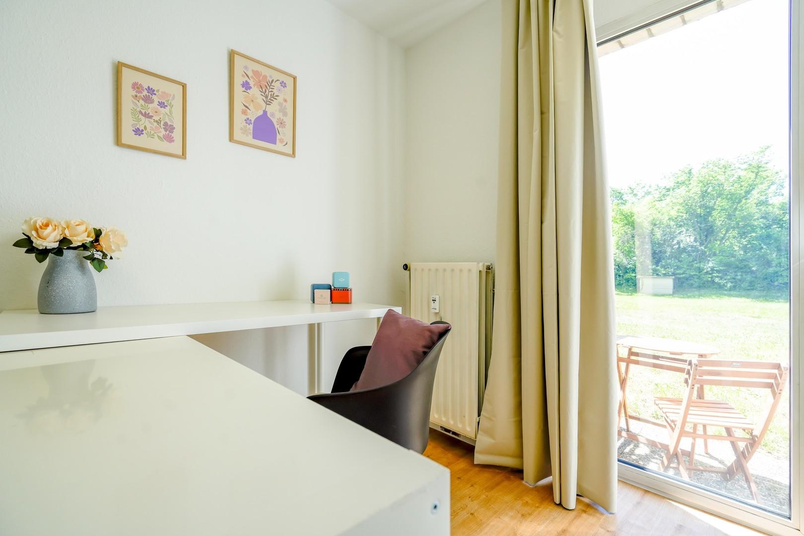 Arbeitsbereich mit Blick