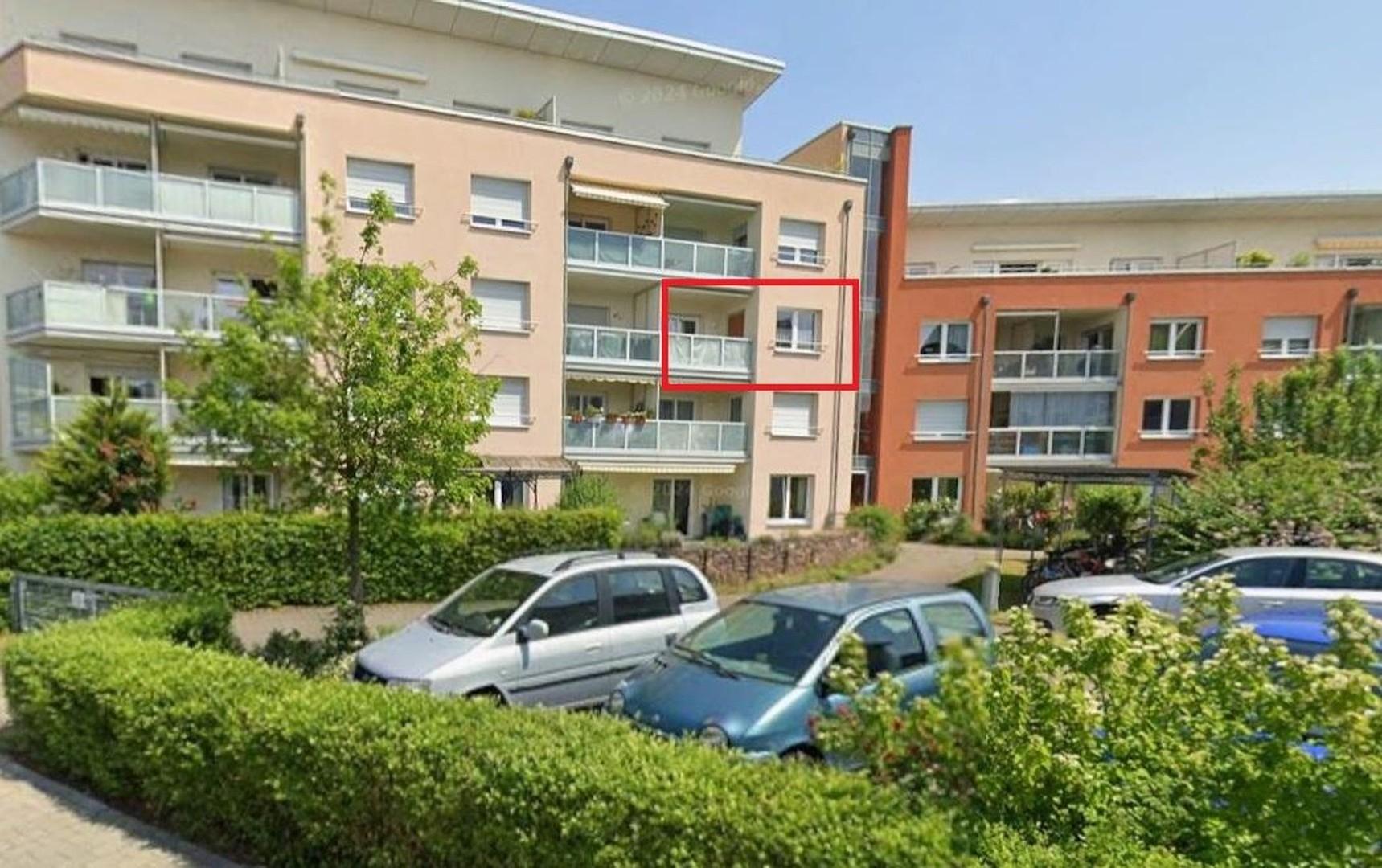 Wohnung von der Gartenseite