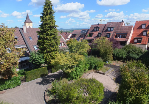 Ausblick aus Wohnzimmer
