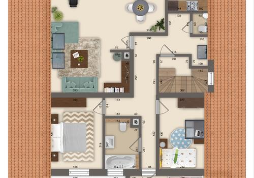 5267 - Grundriss der Wohnung