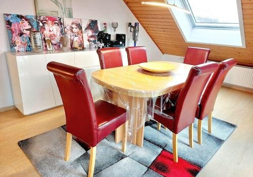 Essbereich im Wohnzimmer
