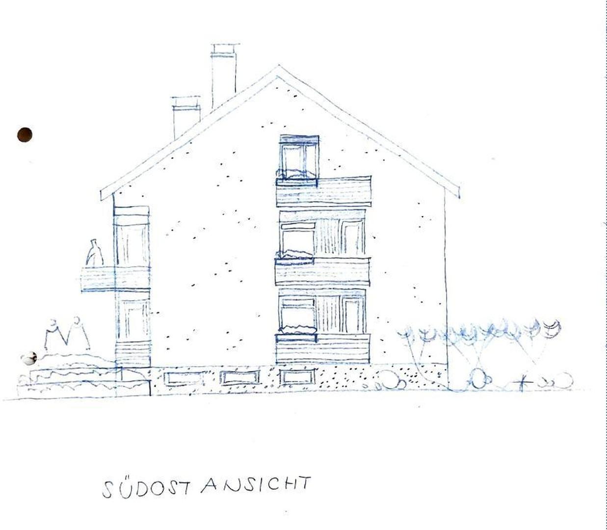 Seitenansicht Gebäude