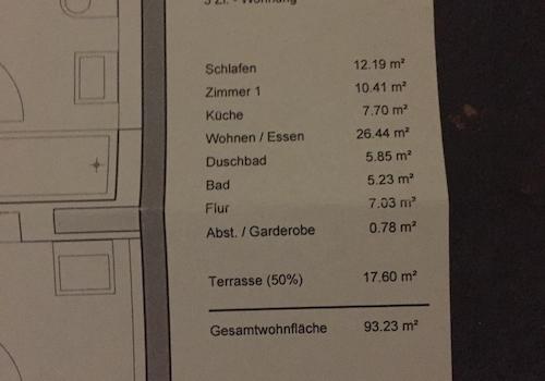 Wohnflächen