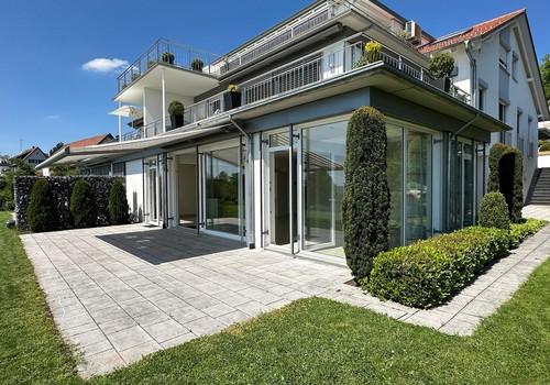 Garten-Ansicht der Wohnung