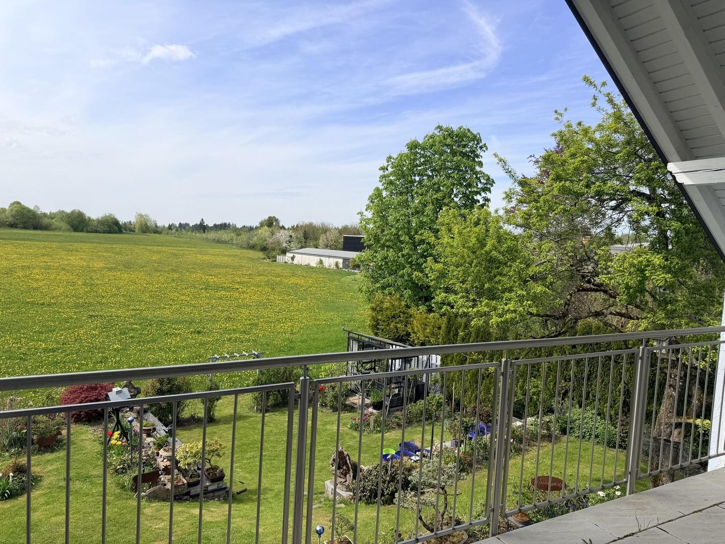 Sicht vom Balkon