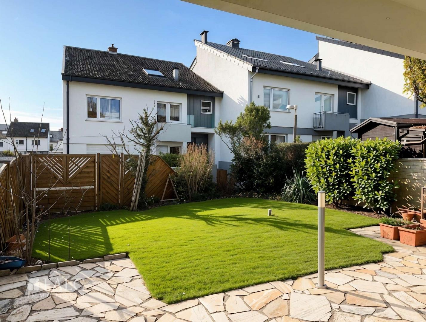 Blick in den Garten - (KI generiert)