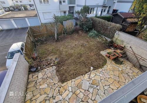 Garten-Terrasse von Oben