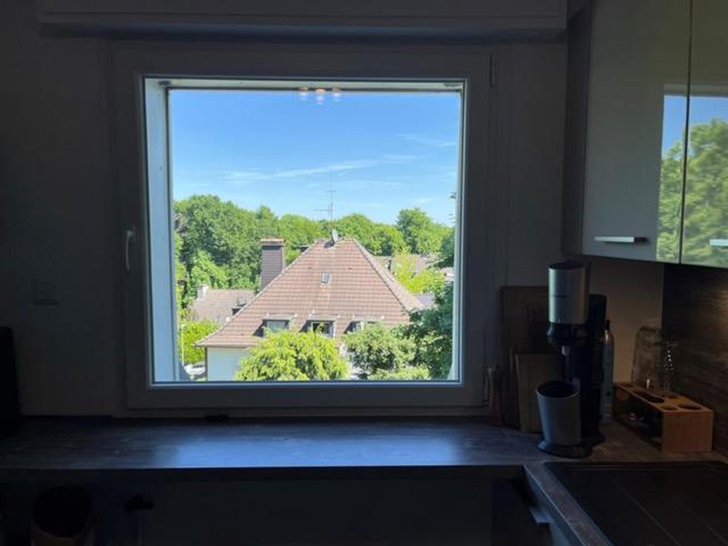 Der Blick aus der Küche