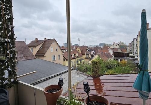 Ausblick Balkon