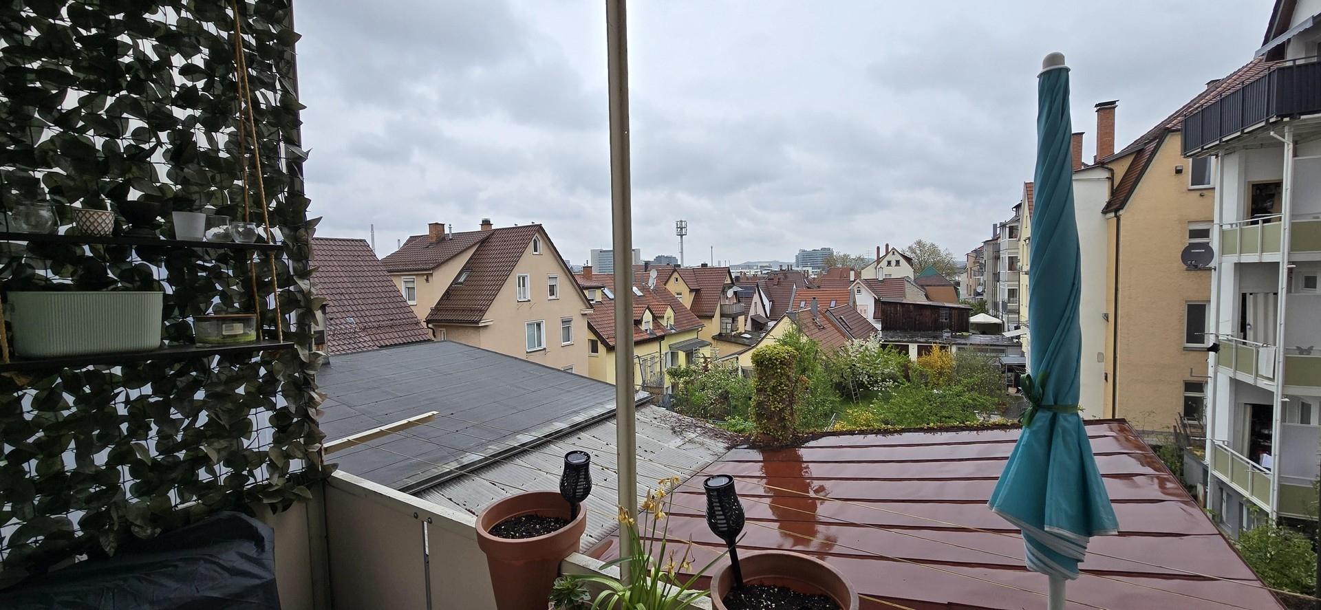 Ausblick Balkon