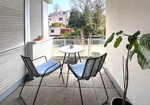 Balkon am Wohnzimmer