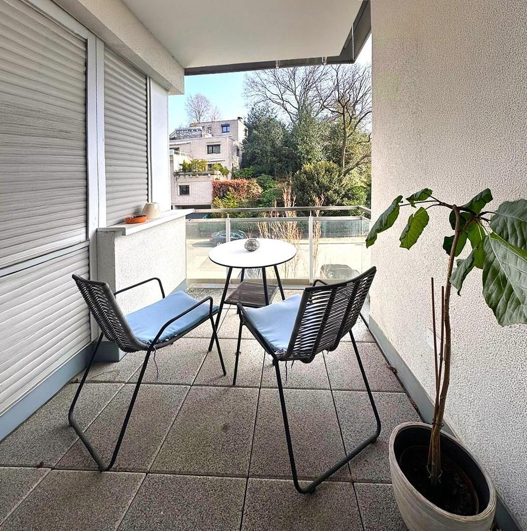 Balkon am Wohnzimmer