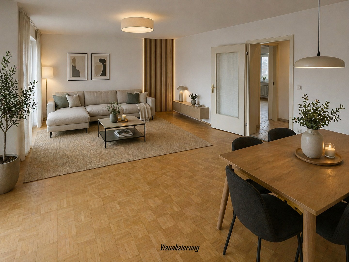 Wohnzimmer 2 - Visualisierung