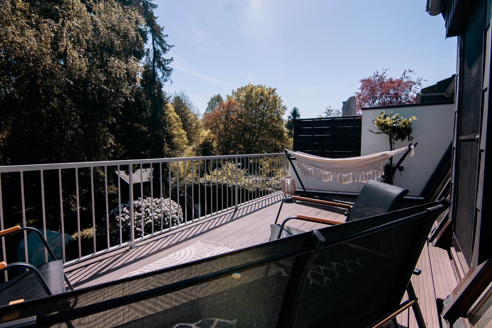 Balkon Ausblick 
