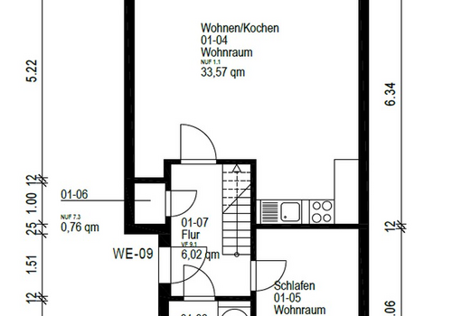 Grundriss 1OG