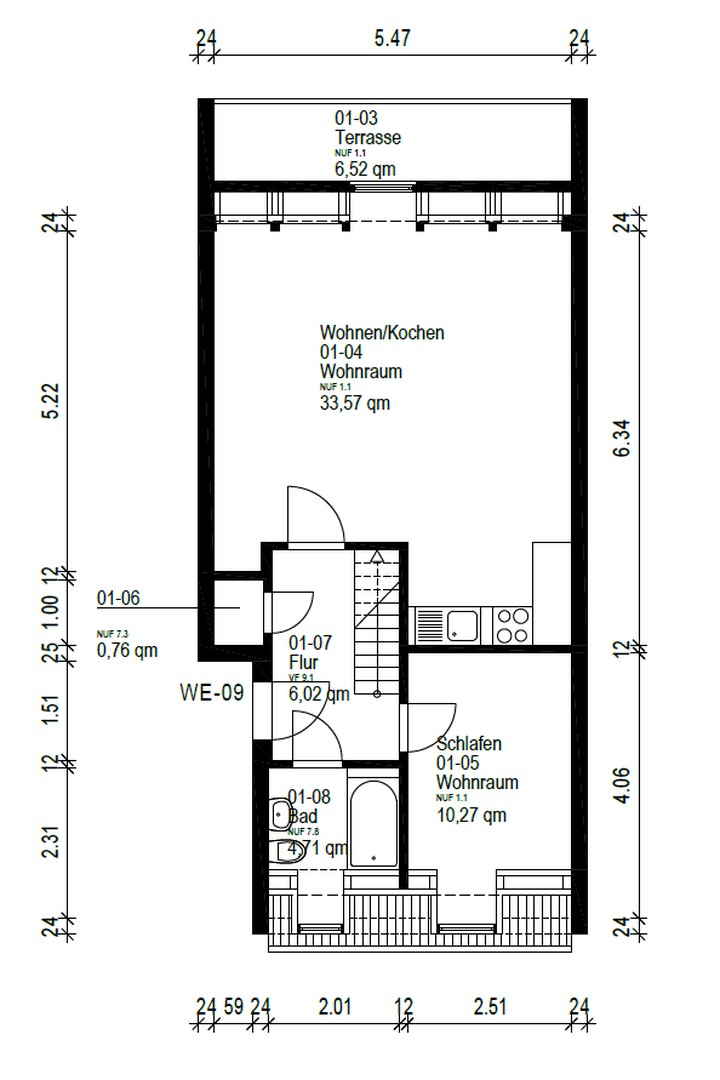 Grundriss 1OG