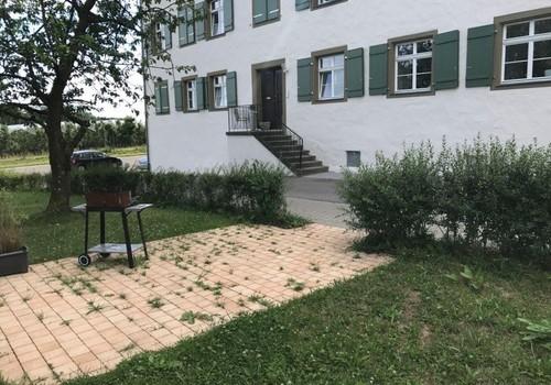 Grillplatz direkt vor der Whg