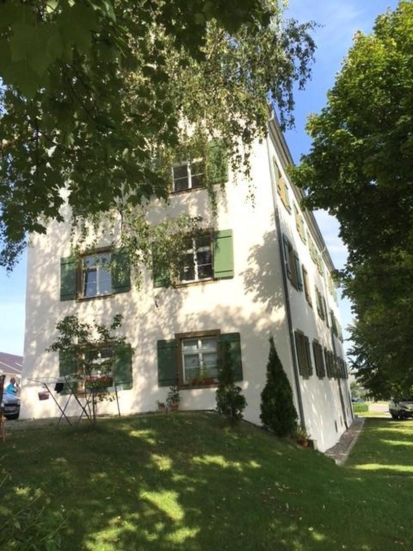 Seitenansicht vom Haus 