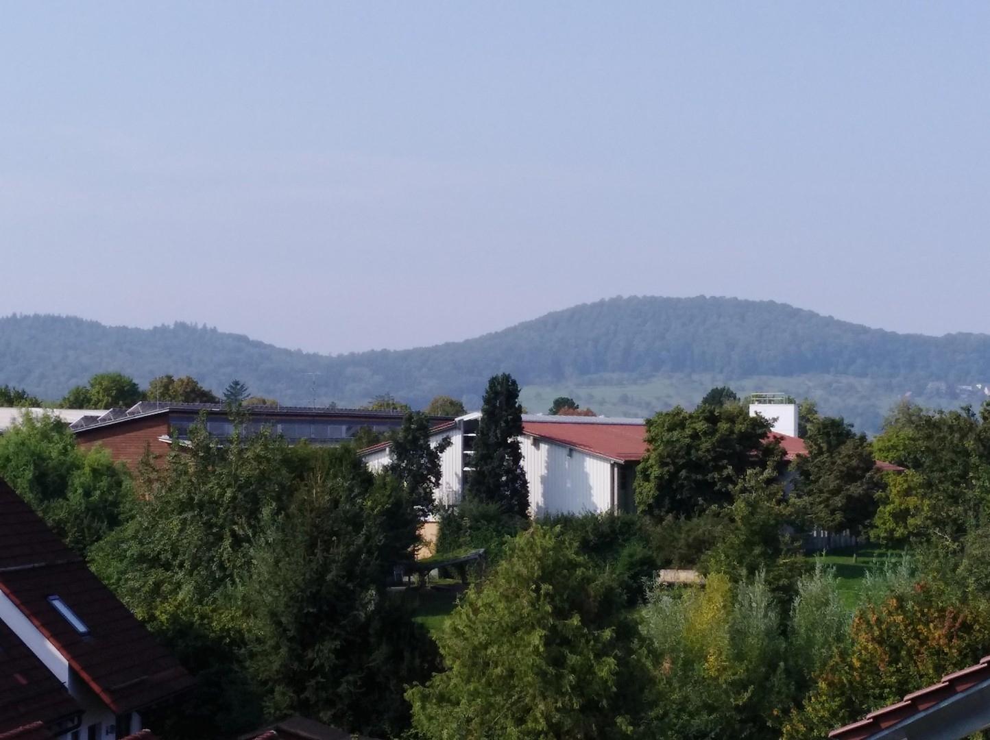 Blick vom Balkon