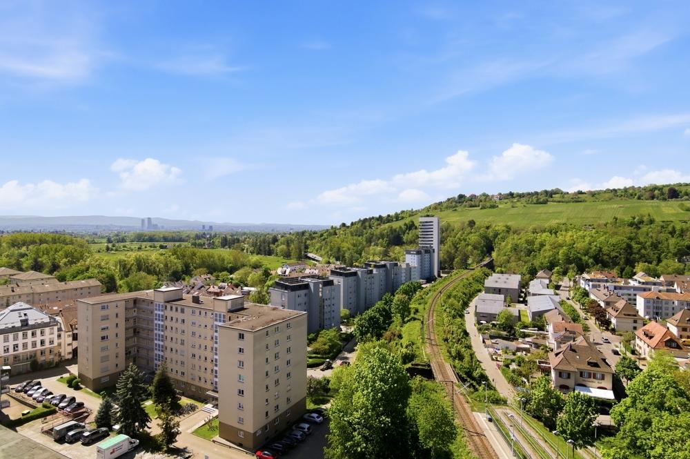 Blick auf Basel und den Tüllinger