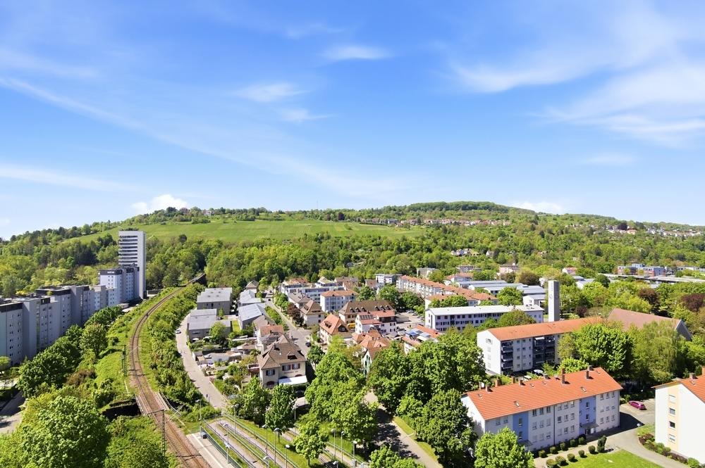 Ausblick aus der Wohnung