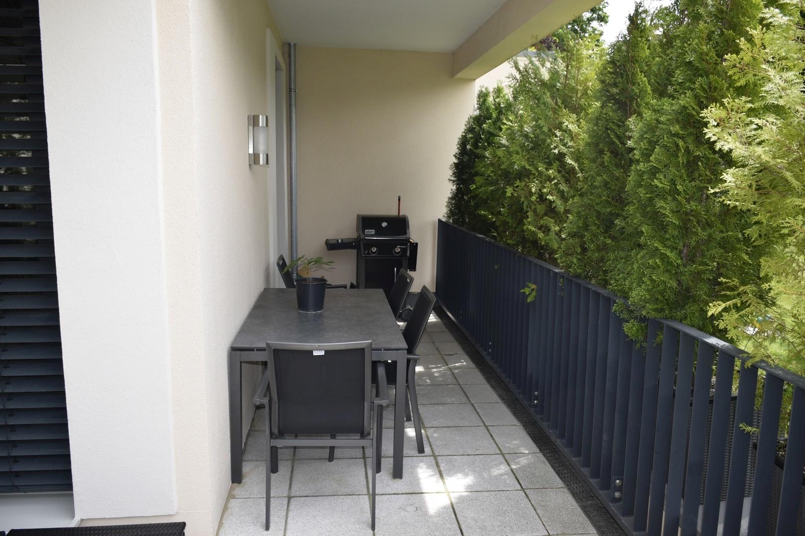 Blickgeschützte Loggia