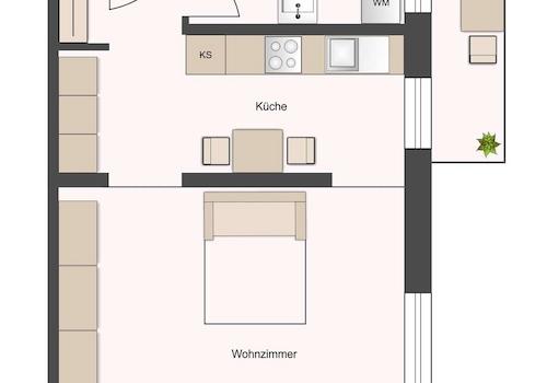 Grundriss - Wohnung 20