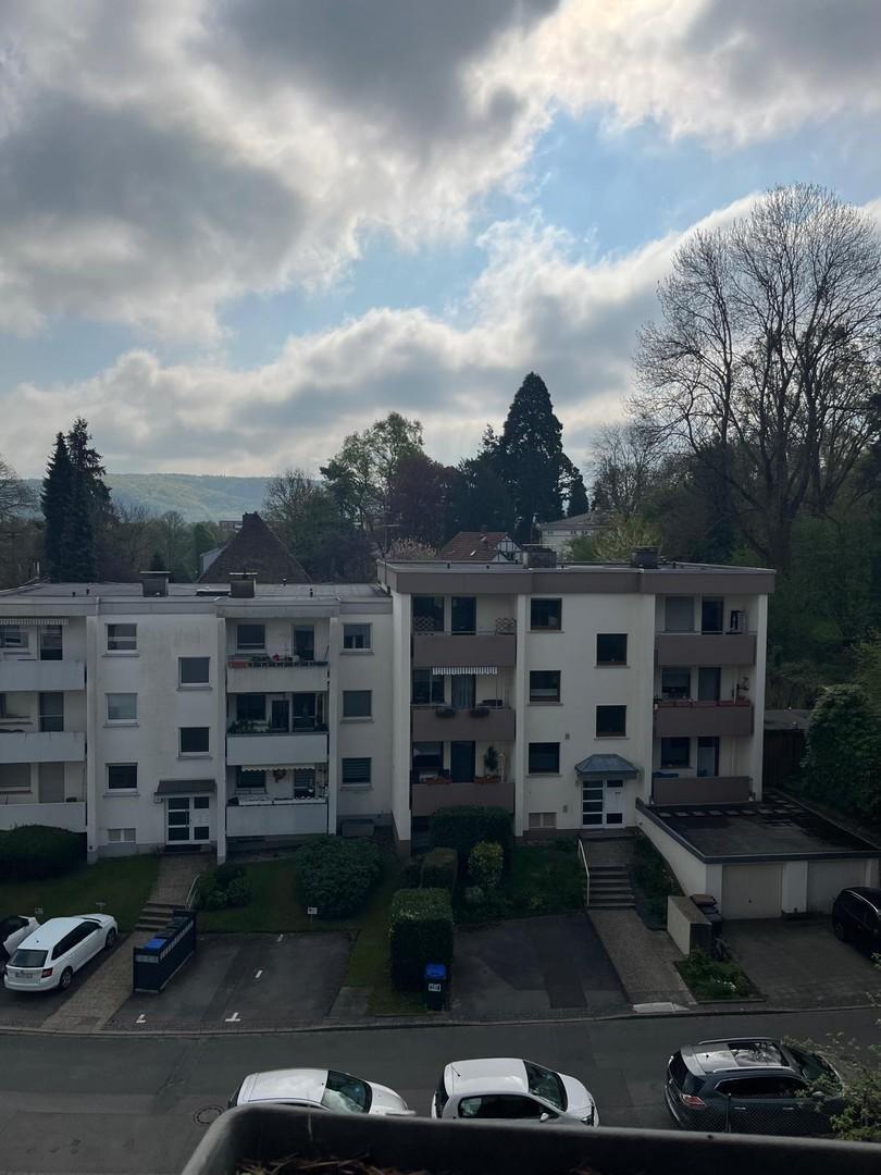 Ausblick vom Balkon