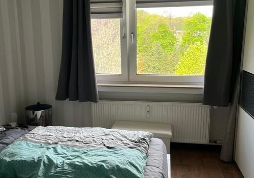 Schlafzimmer mit Ausblick