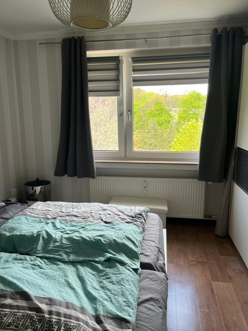 Schlafzimmer mit Ausblick