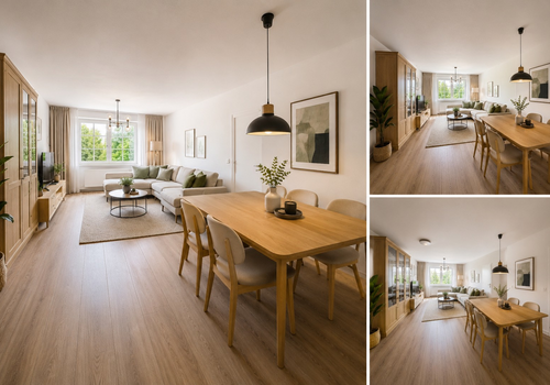 Wohnzimmer visualisiert
