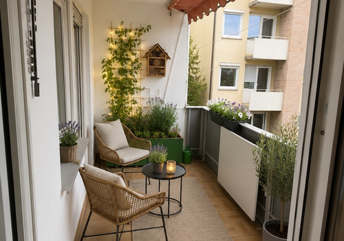 Balkon visualisiert