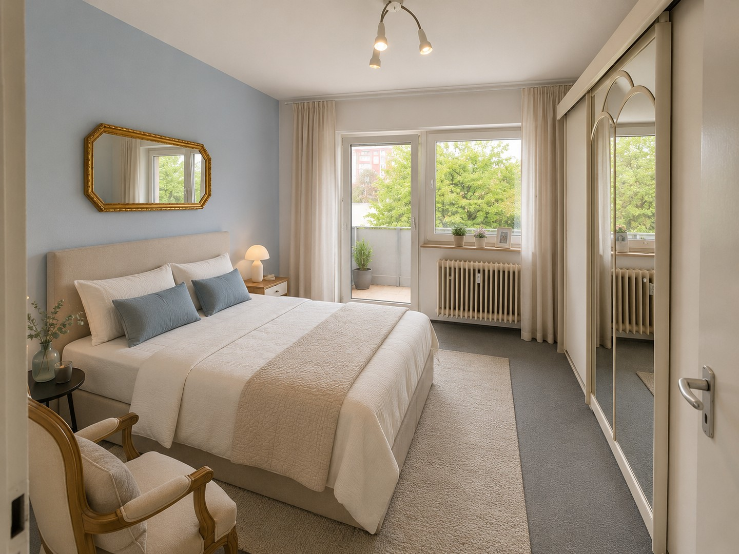 Schlafzimmer visualisiert