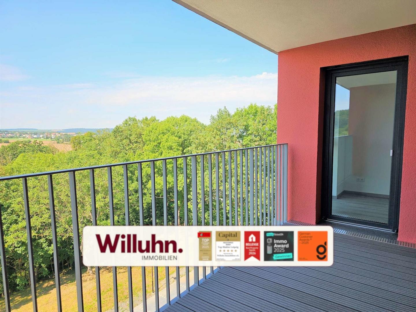 Großzügiger Balkon 