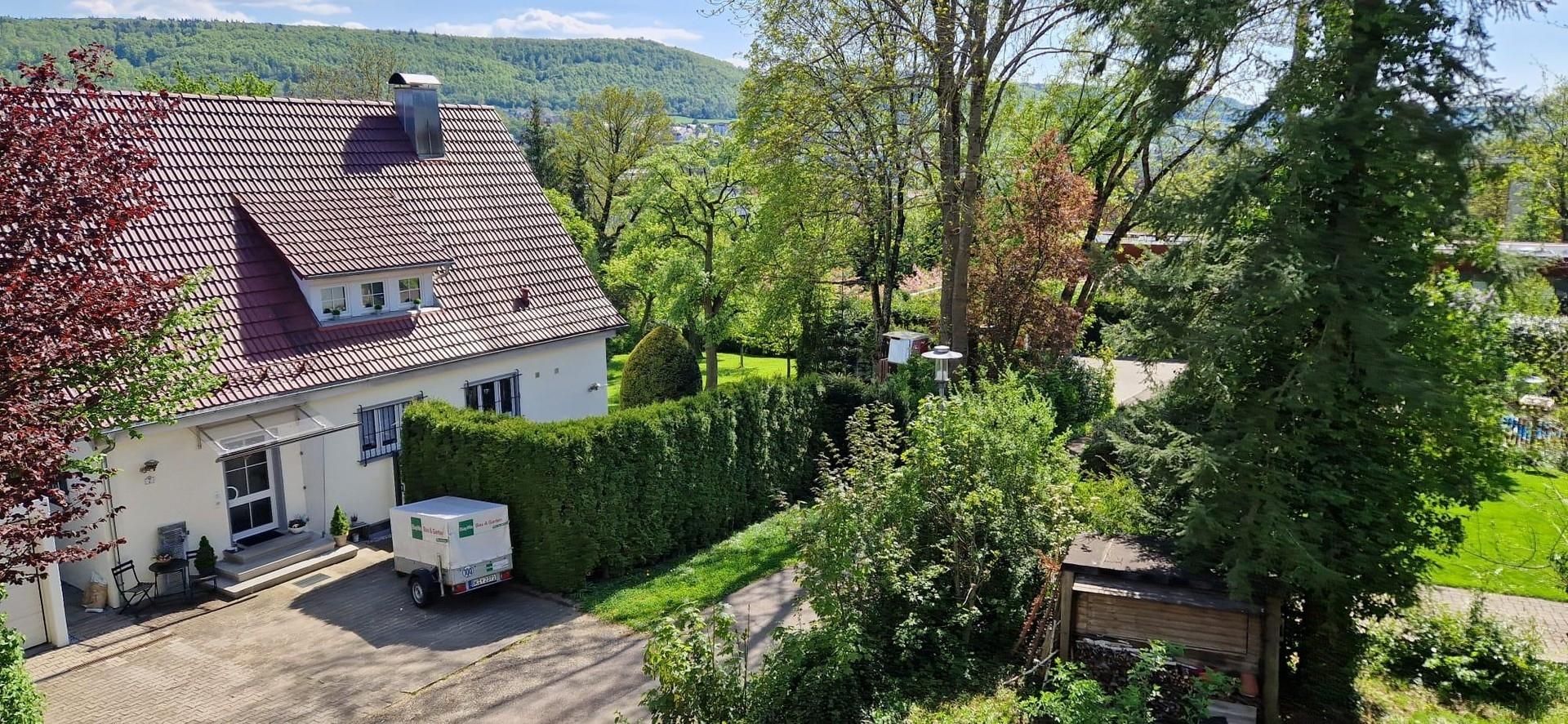Blick von der Terasse
