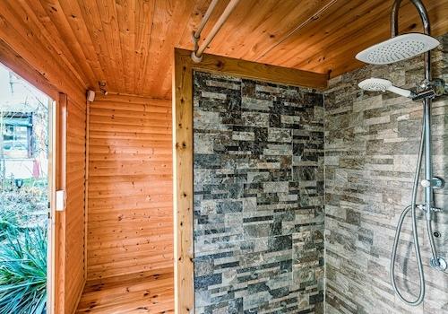 moderne Dusche