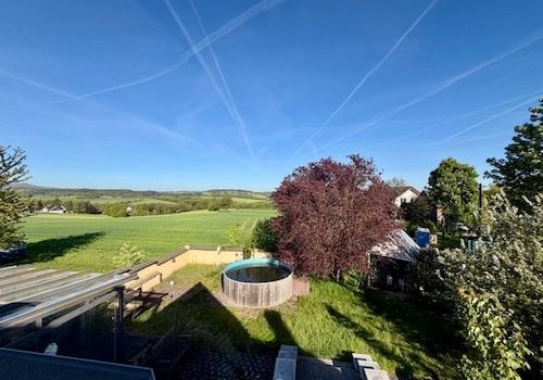 Toller Panoramablick vom Balkon OG