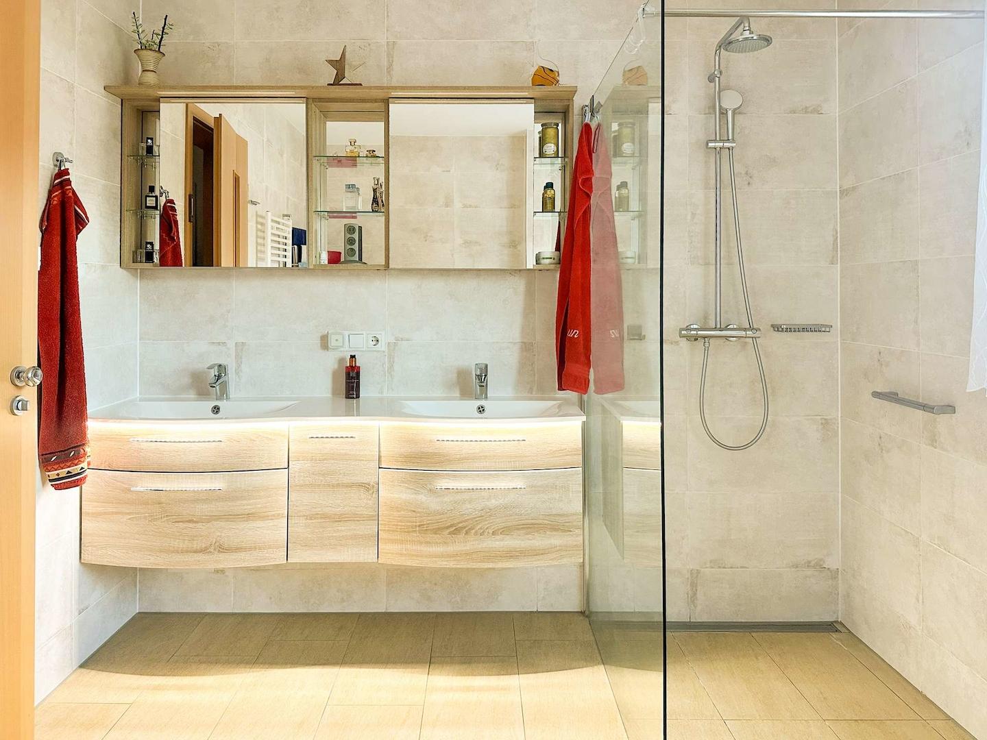 Ebenerdige Dusche