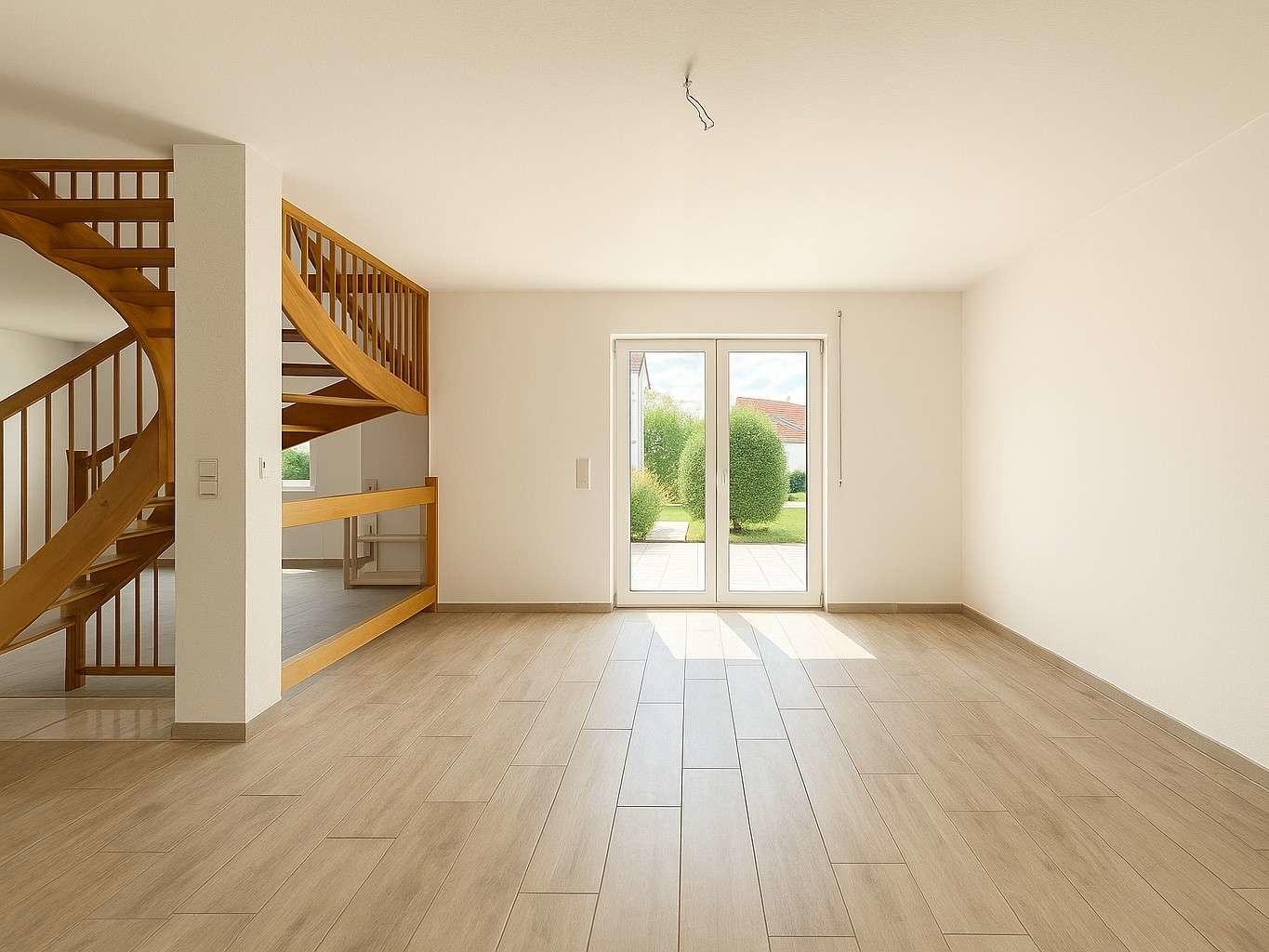 Küche mit Terrassenzugang