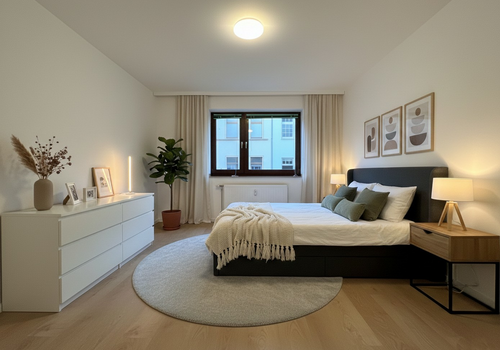 Schlafzimmer (KI-möbliert)