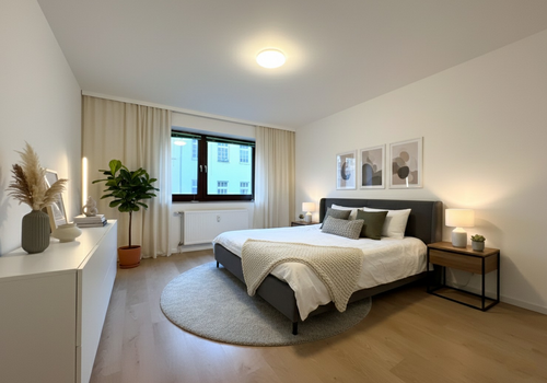Schlafzimmer 1 (KI-möbliert)