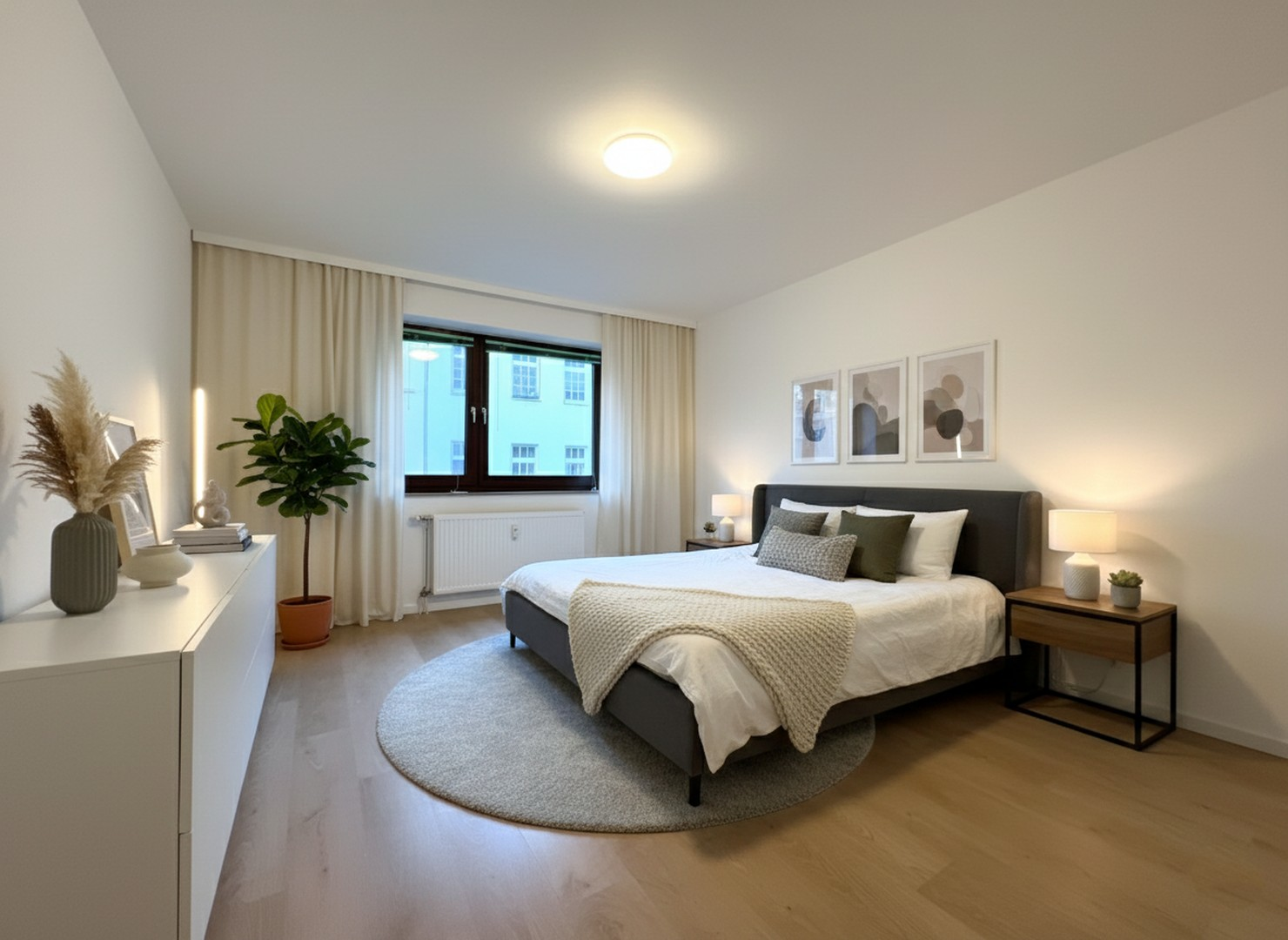 Schlafzimmer 1 (KI-möbliert)