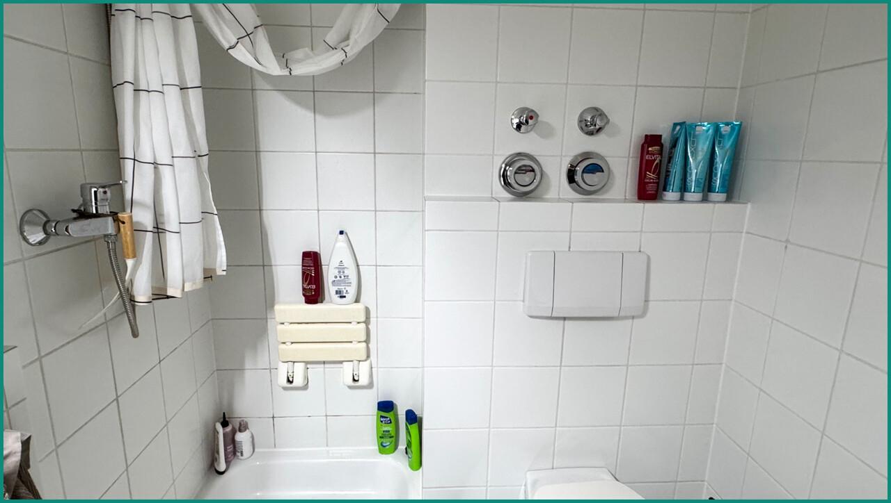 ...mit Dusche