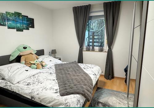 Schönes Schlafzimmer mit...