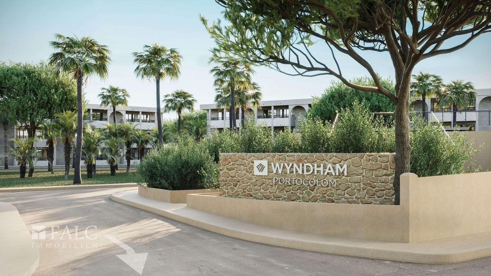 Resort entrance