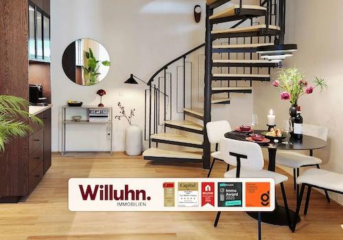 Elegante Wendeltreppe