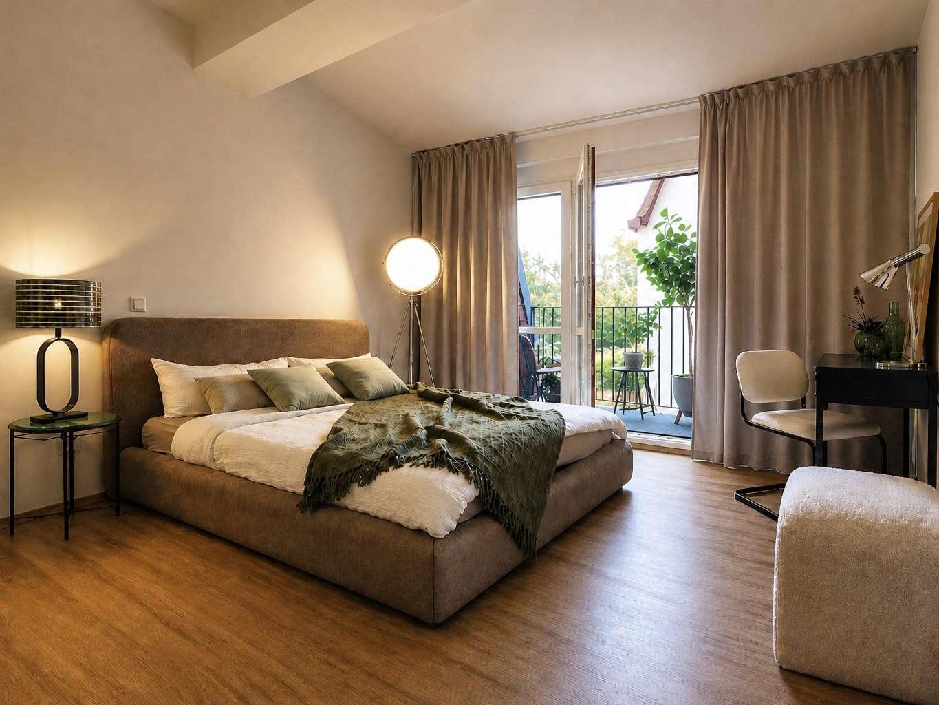 Großzügiges Schlafzimmer