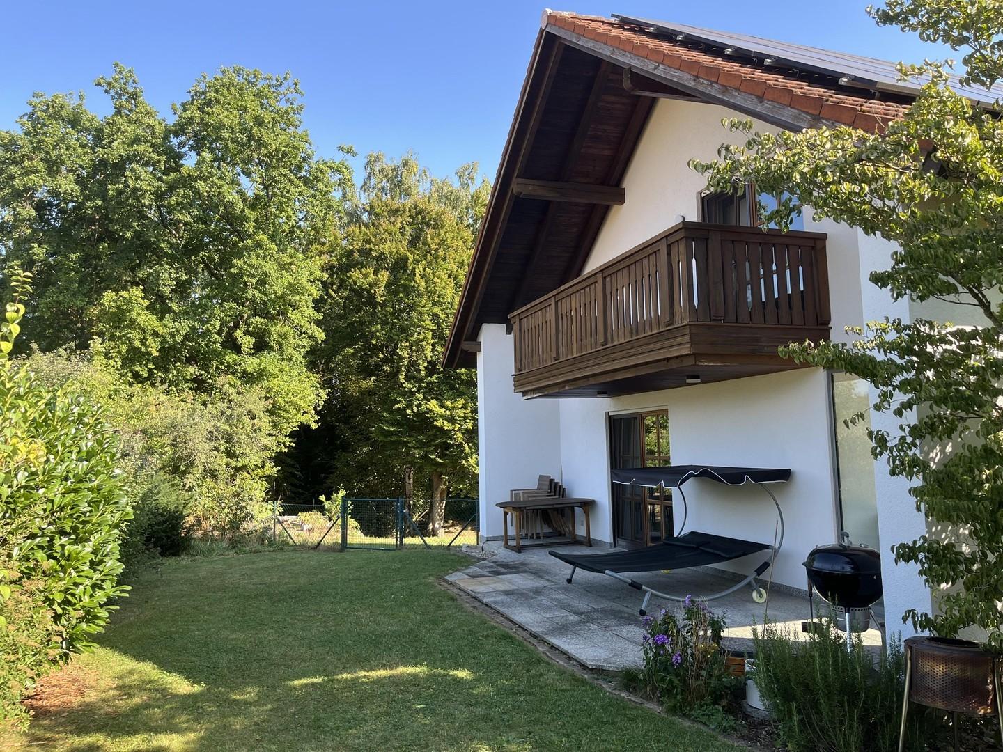 Westseite Terrasse